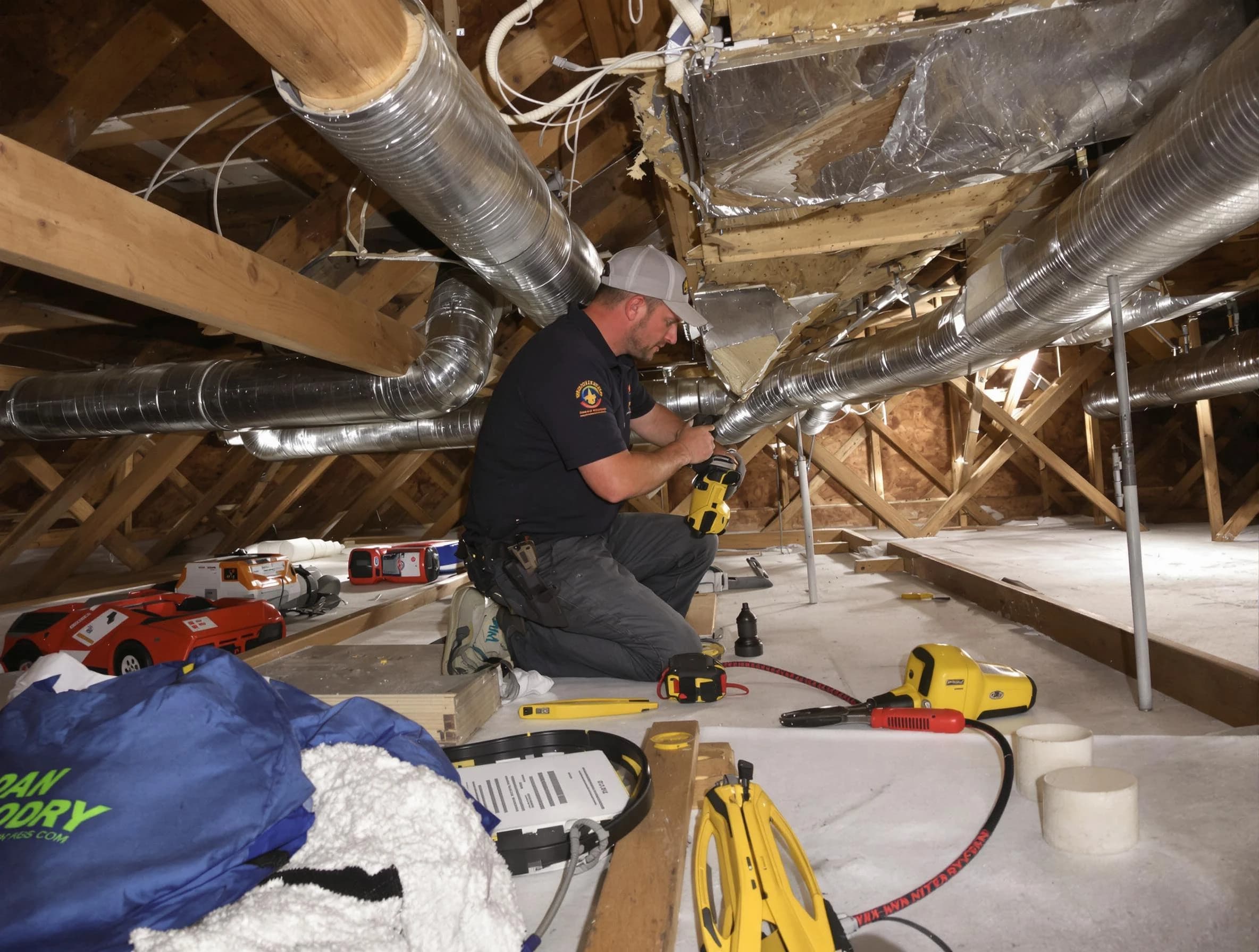 Professional air duct repair by Springfield Air Duct Cleaning in Springfield