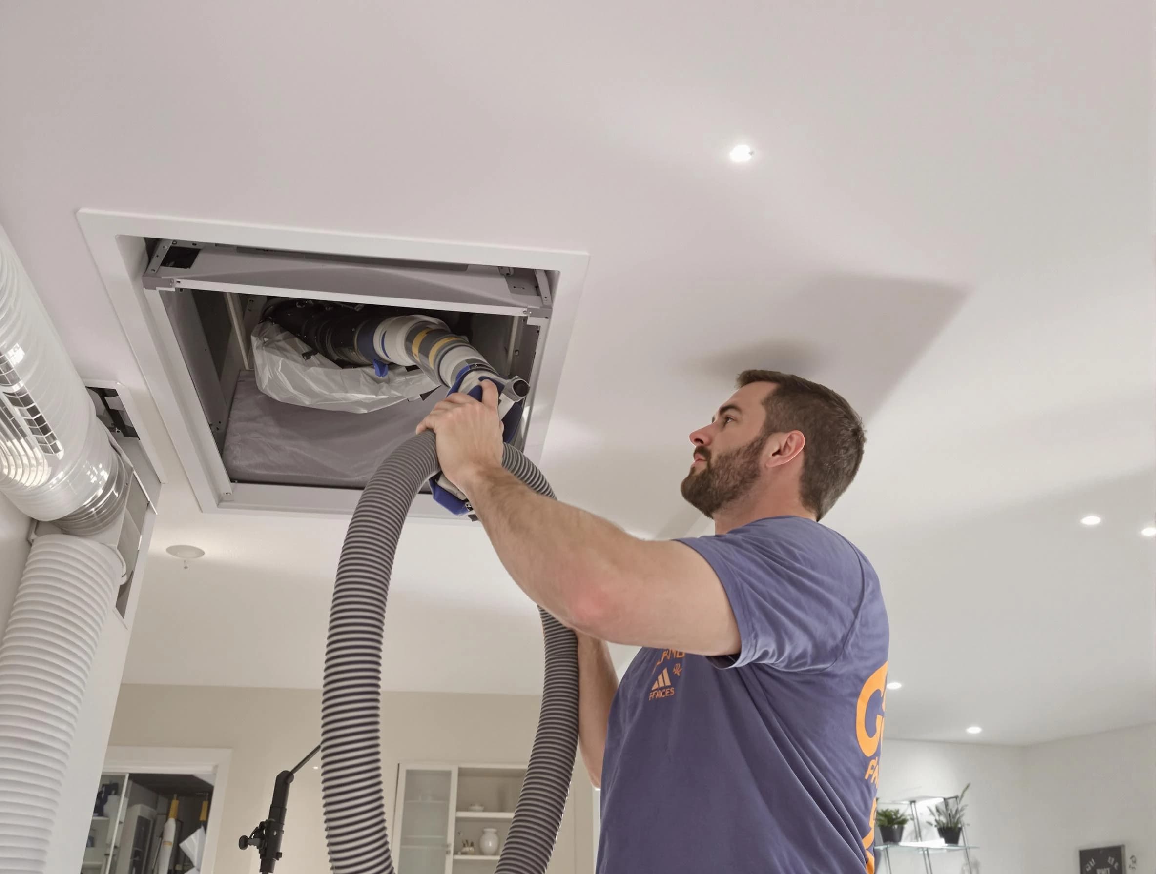 Precision indoor duct cleaning by Springfield Air Duct Cleaning in Springfield
