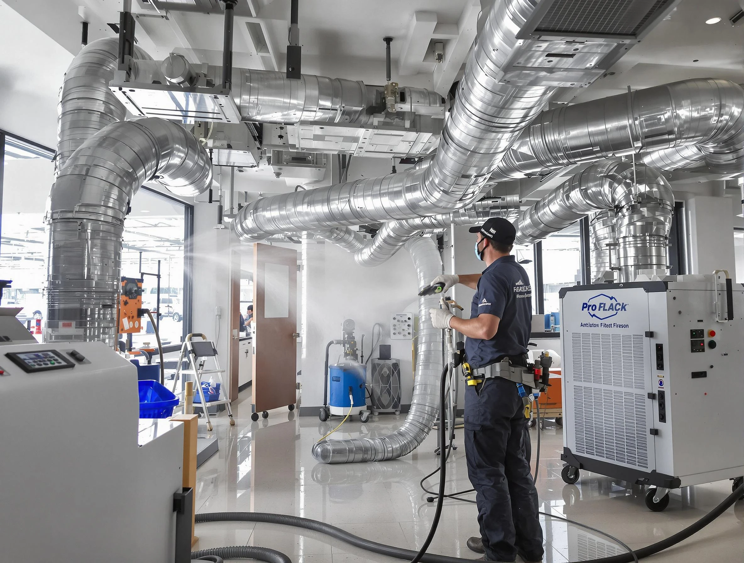 Negative Pressure Air Duct Cleaning in Springfield