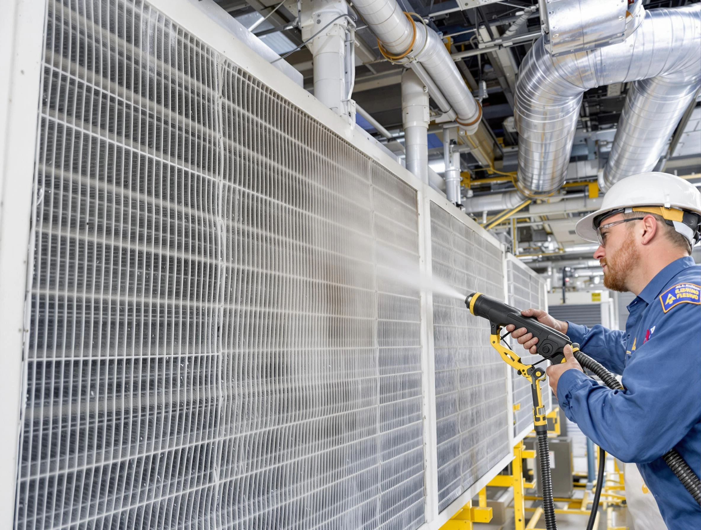 Professional commercial coil cleaning by Springfield Air Duct Cleaning in Springfield